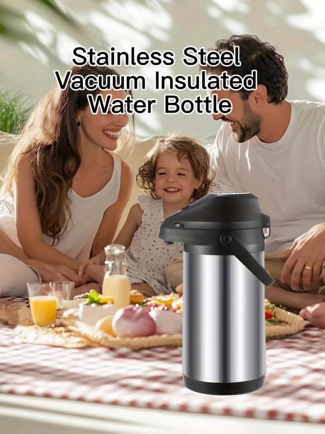 Airpot Hot & Cold Drink Dispenser, Coffee Dispenser, Stainless Steel Thermos Urn