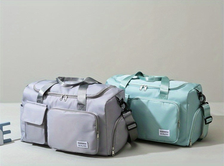 [Gran capacidad | Seco para ropa mojada] Bolsa gran capacidad con separación para ropa mojada mujer | Bolsa de viaje informal para estudiantes de corta distancia para hombres con compartimento para zapatos