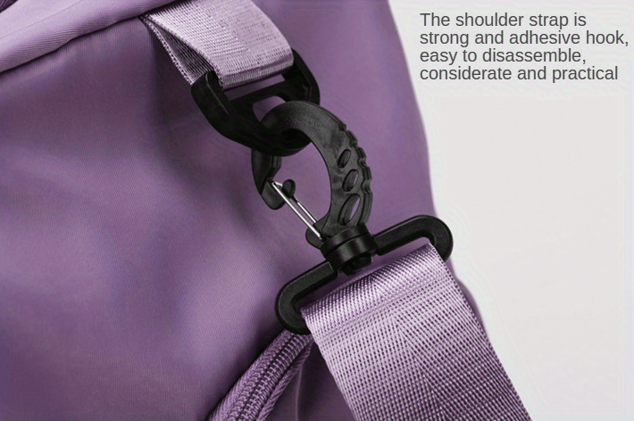 [Gran capacidad | Seco para ropa mojada] Bolsa gran capacidad con separación para ropa mojada mujer | Bolsa de viaje informal para estudiantes de corta distancia para hombres con compartimento para zapatos