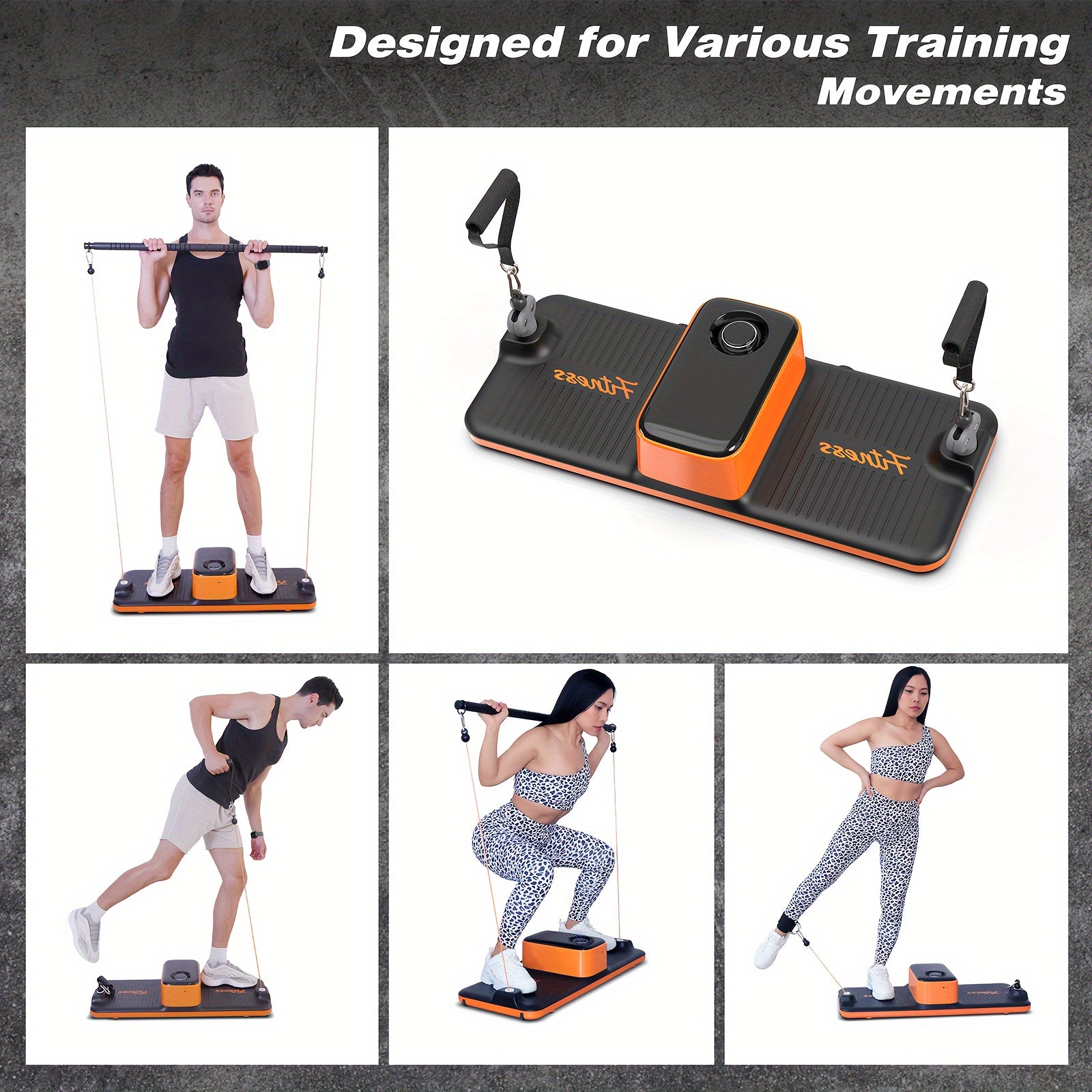 Máquina de cable para entrenamiento de fuerza de cuerpo completo, 220 lb, gimnasio inteligente