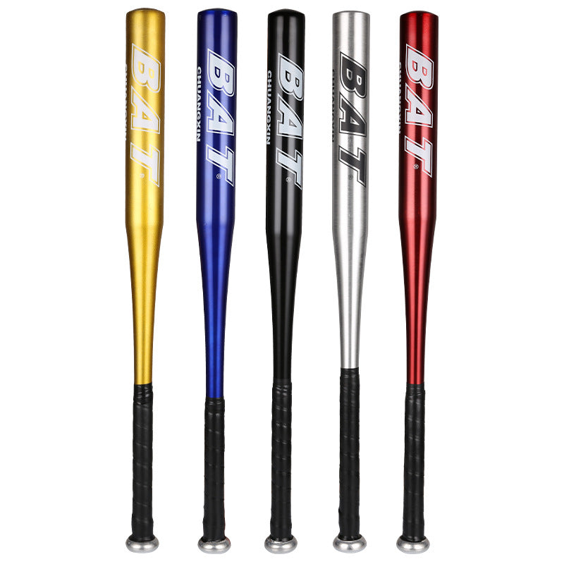 Bate de béisbol gruesa de aleación de aluminio, 20 pulgadas, cinco colores, deportes al aire libre, persona en casa, autodefensa
