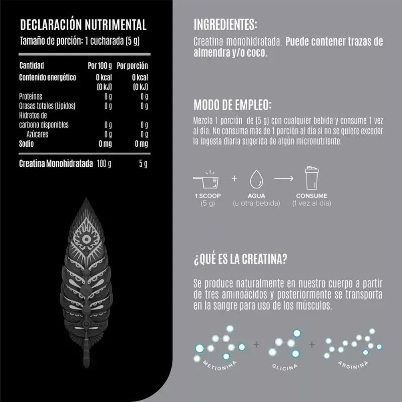 *Entrega Hoy mismo (solo area metropolitana de Monterrey) Suplemento Fitness Birdman Creatina Monohidratada 450 Gr Sin Sabor