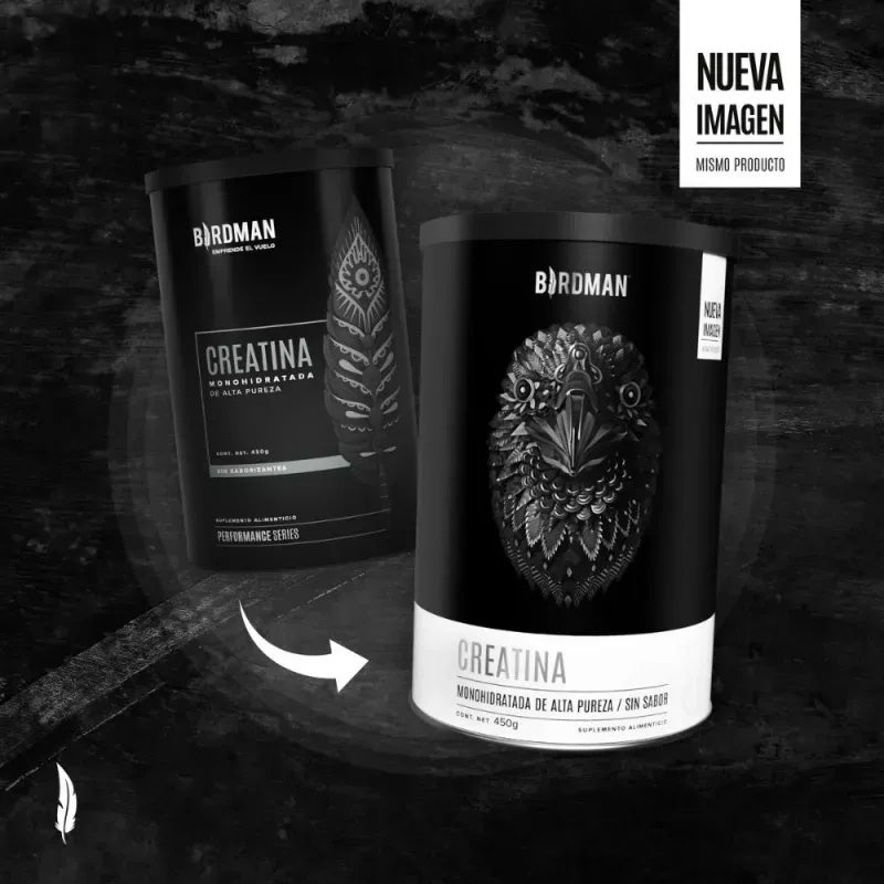 *Entrega Hoy mismo (solo area metropolitana de Monterrey) Suplemento Fitness Birdman Creatina Monohidratada 450 Gr Sin Sabor