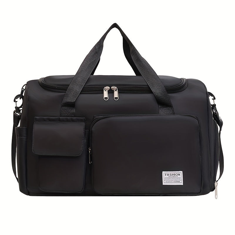 [Gran capacidad | Seco para ropa mojada] Bolsa gran capacidad con separación para ropa mojada mujer | Bolsa de viaje informal para estudiantes de corta distancia para hombres con compartimento para zapatos