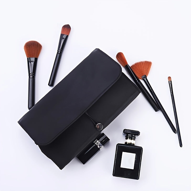 Bolsa de almacenamiento de brochas de maquillaje de gran capacidad,