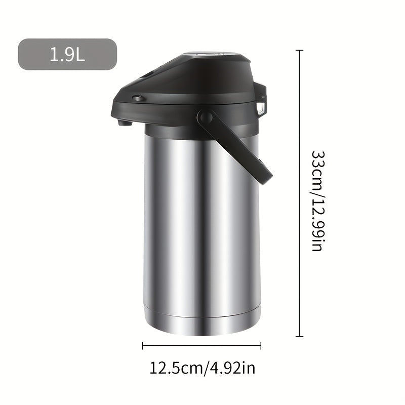 Airpot Hot & Cold Drink Dispenser, Coffee Dispenser, Stainless Steel Thermos Urn