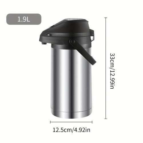 Airpot Hot & Cold Drink Dispenser, Coffee Dispenser, Stainless Steel Thermos Urn