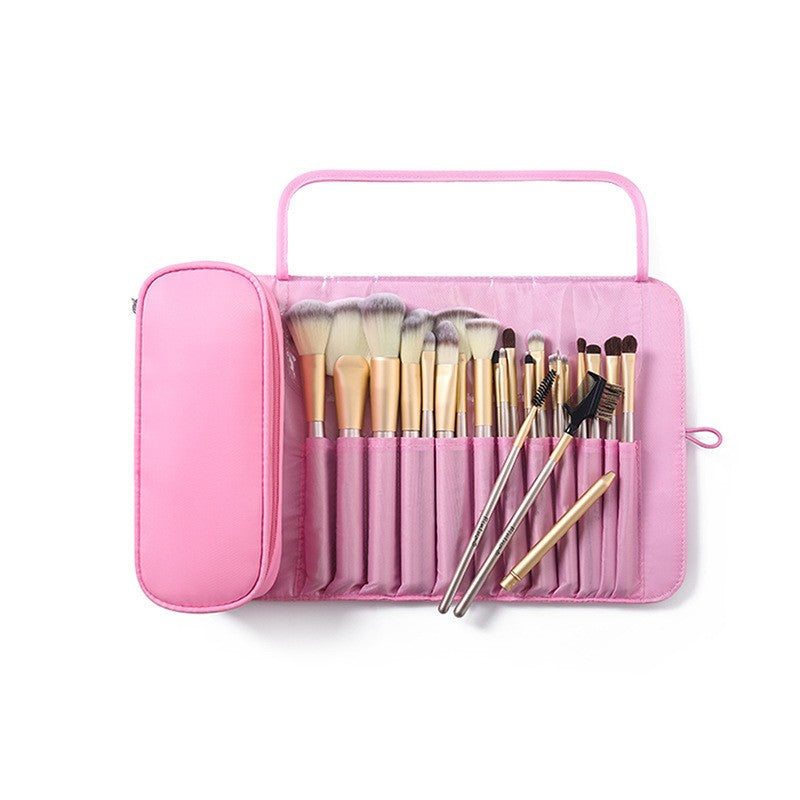 Bolsa de almacenamiento de brochas de maquillaje de gran capacidad,