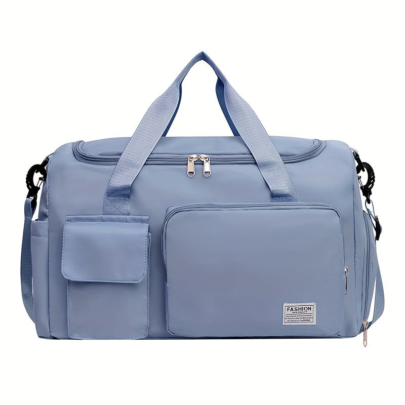 [Gran capacidad | Seco para ropa mojada] Bolsa gran capacidad con separación para ropa mojada mujer | Bolsa de viaje informal para estudiantes de corta distancia para hombres con compartimento para zapatos
