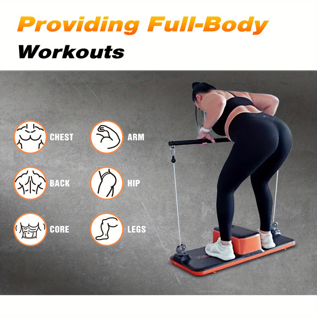 Máquina de cable para entrenamiento de fuerza de cuerpo completo, 220 lb, gimnasio inteligente
