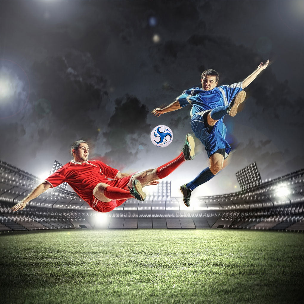 Pelotas de fútbol mundiales, talla oficial 5, costura a máquina, PVC, sin costuras, resistentes al desgaste, antideslizantes, juego de partido al aire libre, entrenamiento de fútbol