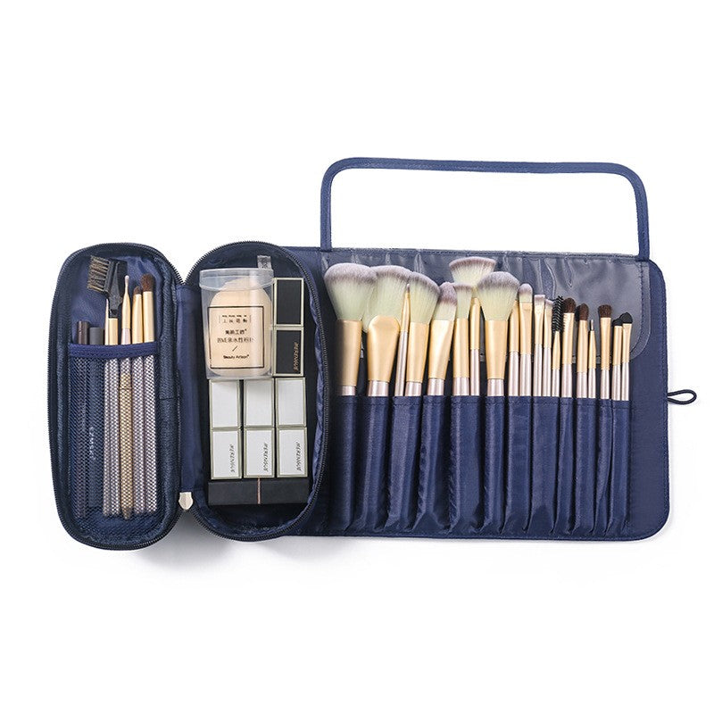 Bolsa de almacenamiento de brochas de maquillaje de gran capacidad,