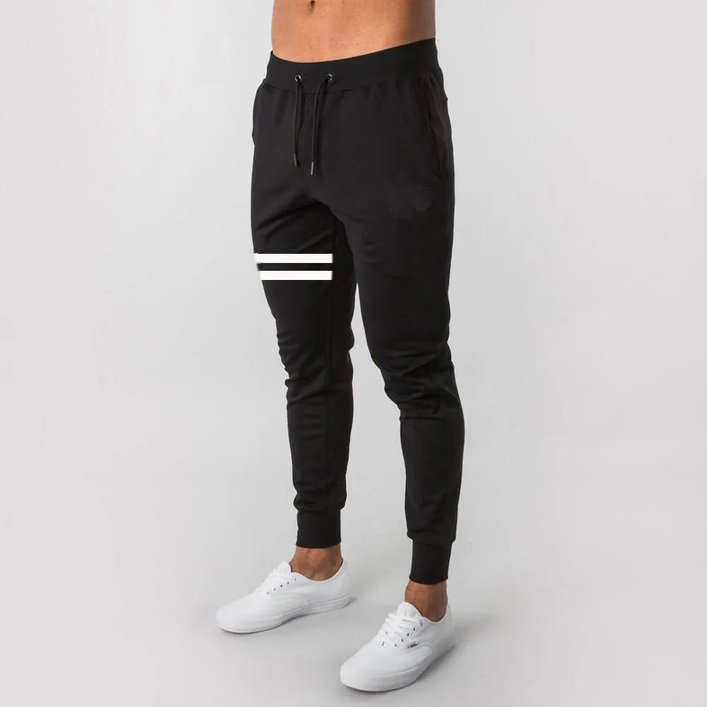 Pans para correr grises musculosos para Fitness, gym