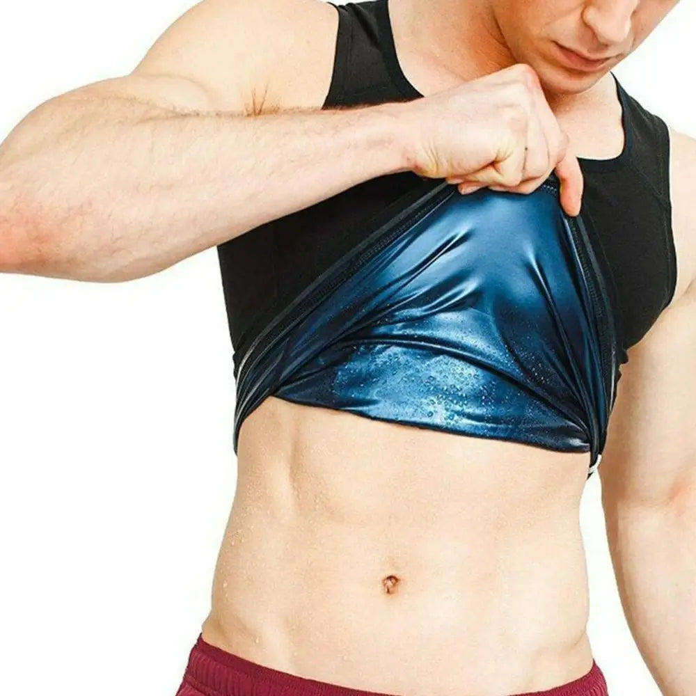 Chaleco de neopreno para Sauna para hombre, entrenador de cintura, moldeadores de cuerpo