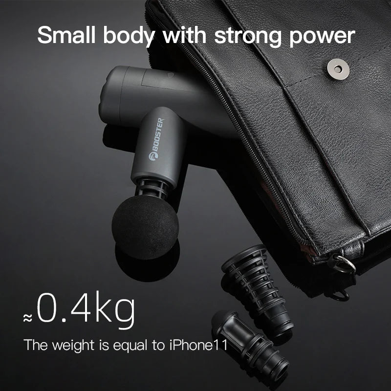 Booster Mini X pistola de masaje percusión masajeador de espalda y cuello vibradores eléctricos portátil Fitness Mini máquina de masaje corporal