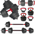 Eco-Friendly Steel Adjustable Dumbbells Rubber-Covered Unisex Home Exercise Arms Fitness 90lb Weight System