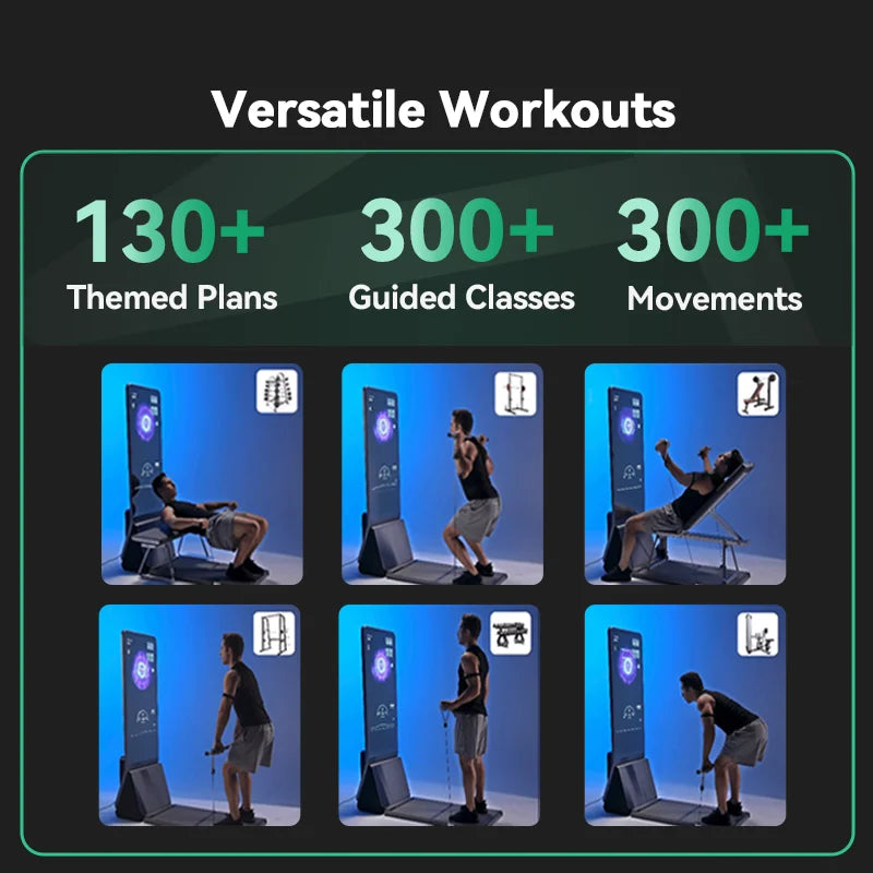 Smart Touch - Pantalla táctil, máquina inteligente de fitness para gimnasio en casa, ejercicios de musculación, pecho, Pilates corporativo