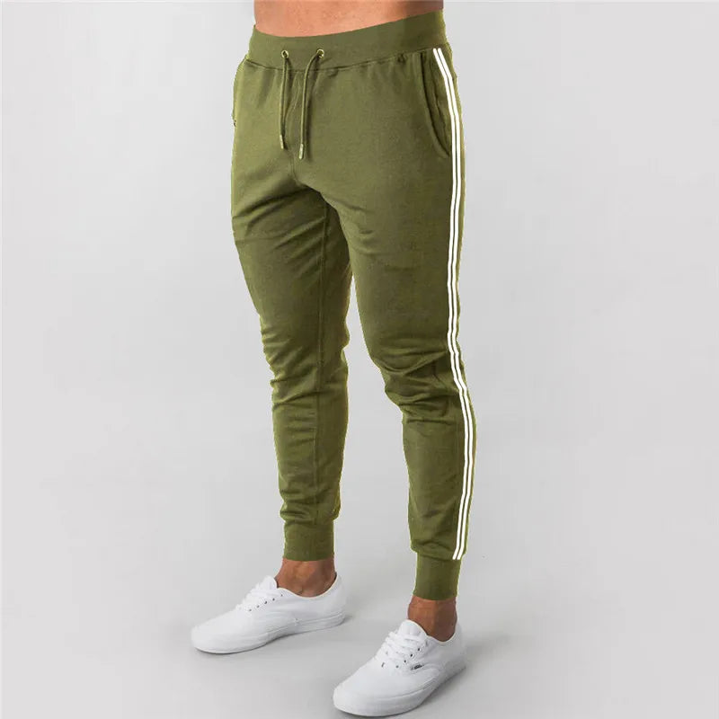 Pans para correr grises musculosos para Fitness, gym