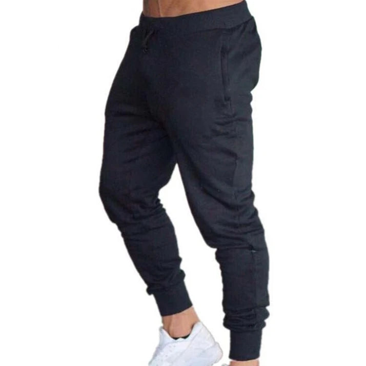 Pans para correr grises musculosos para Fitness, gym