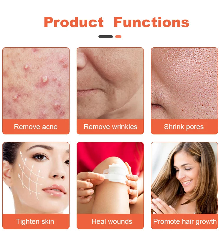 Máquina Facial de alta frecuencia con Panel táctil 6 en 1, varita de electroterapia para el cabello, tratamiento de argón, cuidado de la piel del acné