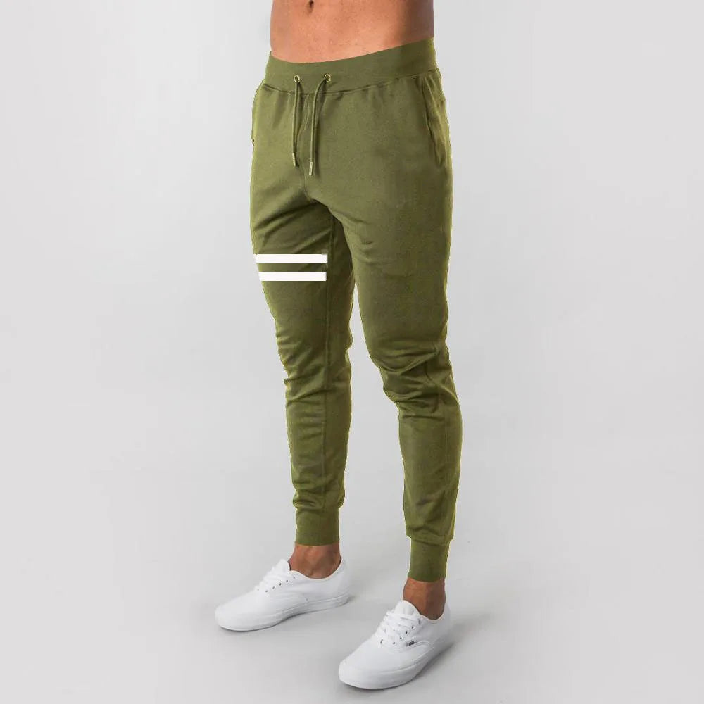 Pans para correr grises musculosos para Fitness, gym
