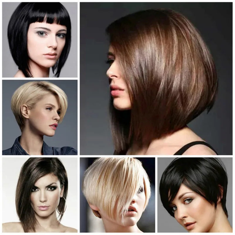 Ambos de rizador eléctrico de engranajes altos y bajos no daña el cabello permanente peine para el cabello flor de pera forma de cepillo redondo eléctrico