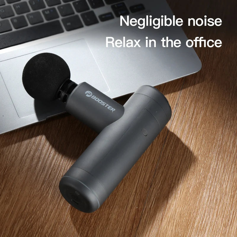 Booster Mini X pistola de masaje percusión masajeador de espalda y cuello vibradores eléctricos portátil Fitness Mini máquina de masaje corporal
