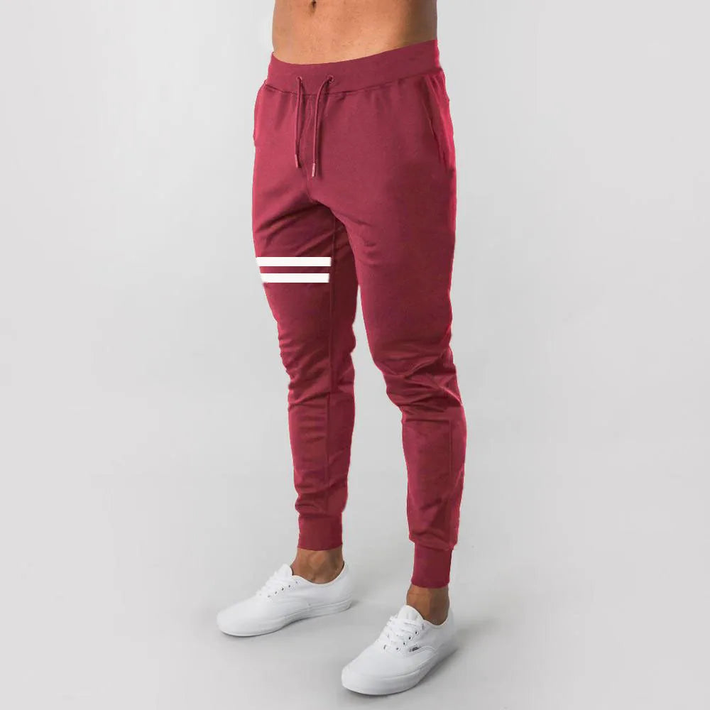 Pans para correr grises musculosos para Fitness, gym