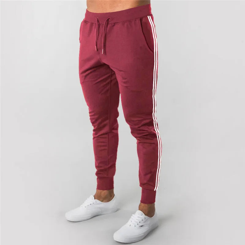 Pans para correr grises musculosos para Fitness, gym