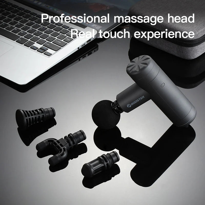Booster Mini X pistola de masaje percusión masajeador de espalda y cuello vibradores eléctricos portátil Fitness Mini máquina de masaje corporal