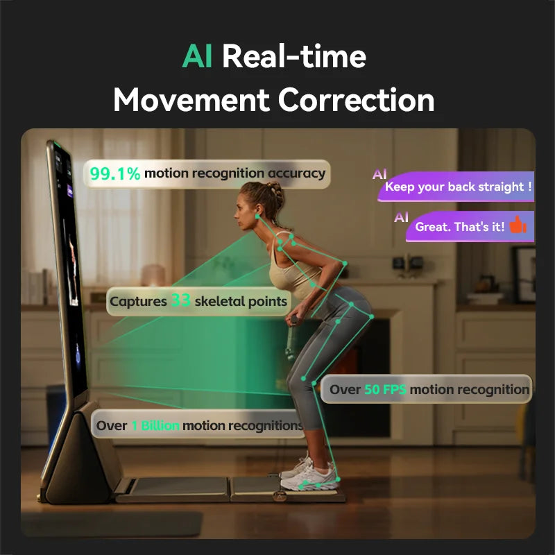 Smart Touch - Pantalla táctil, máquina inteligente de fitness para gimnasio en casa, ejercicios de musculación, pecho, Pilates corporativo