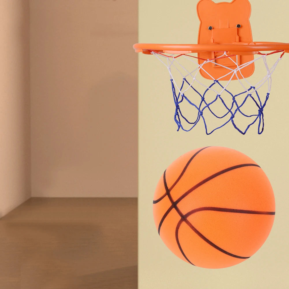 18/21/24CM esponja silenciosa baloncesto rebote pelota silenciosa baloncesto juego deportivo regalo de cumpleaños para niños baloncesto interior