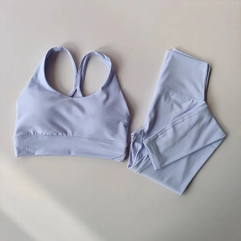 Conjunto de Yoga transpirable para mujer GYM