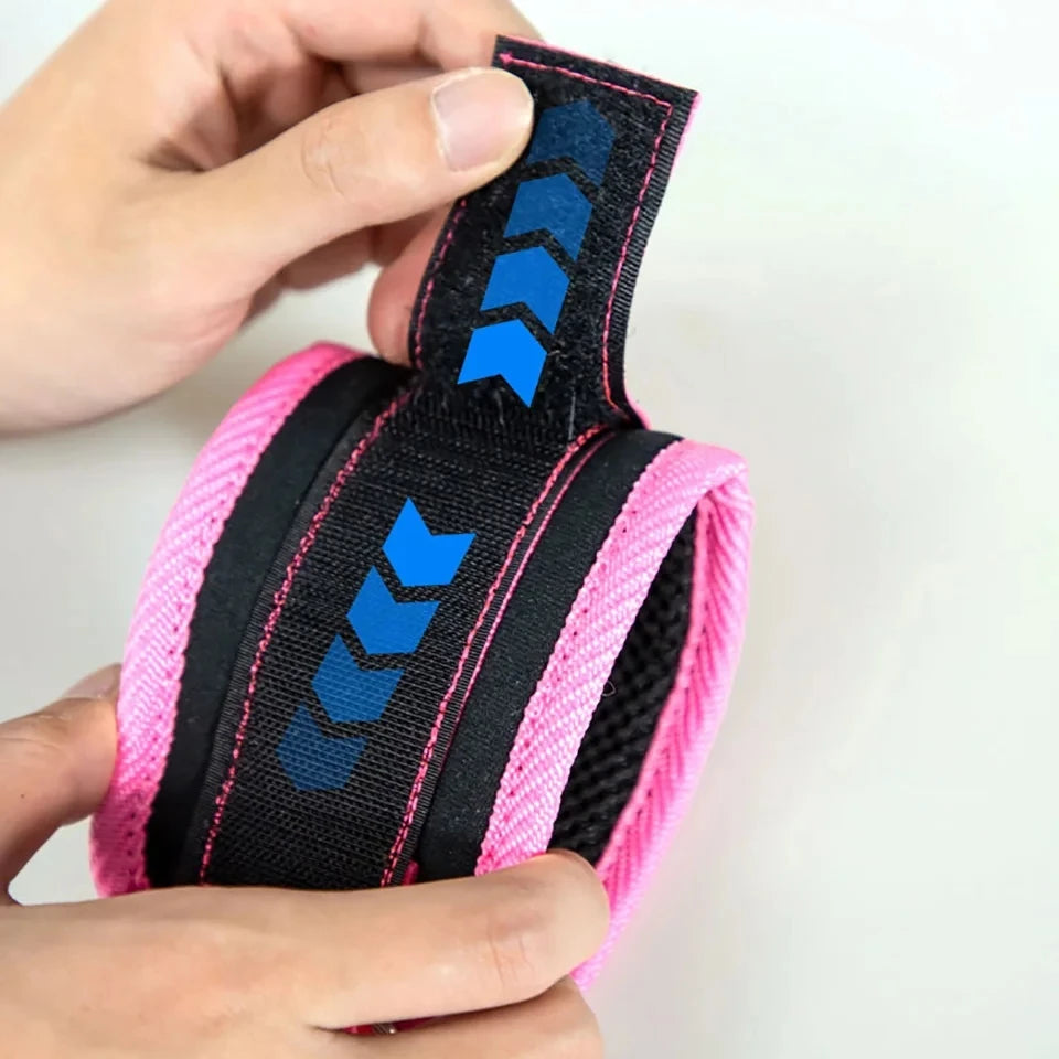 LOOGDEEL-Puños de tobillo con soporte de anillo en D, bandas de resistencia, correas de tobillo, Fitness, Yoga, extensión de fuerza de piernas, protector de gimnasio Unisex
