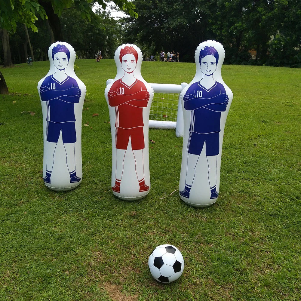 Bolsa de boxeo inflable para niños y adultos, maniquí de aire de portero, defensa de patada libre, ejercicio en casa