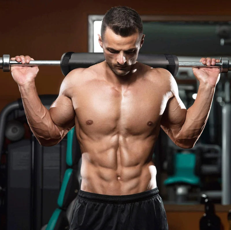 Hombreras con barra antideslizantes gruesas para gimnasio, Fitness, levantamiento de pesas, sentadillas, soporte para el cuello, almohadilla de protección para entrenamiento de fuerza