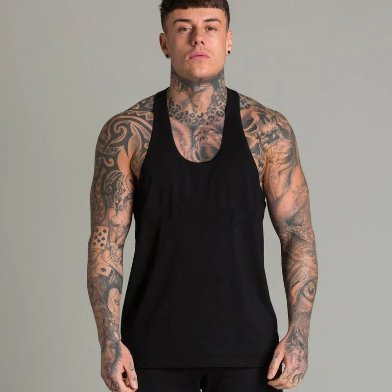 Playeras de algodón para hombre,