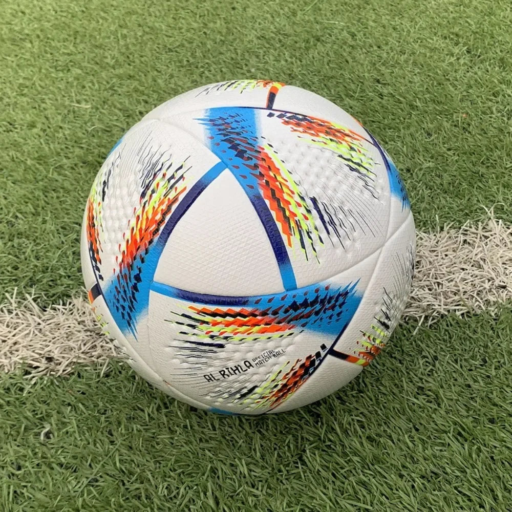 El más nuevo clásico sin costuras No. 5 balones de fútbol de PU (deflatados), fútbol duradero para entrenamiento, juego de competición deportiva