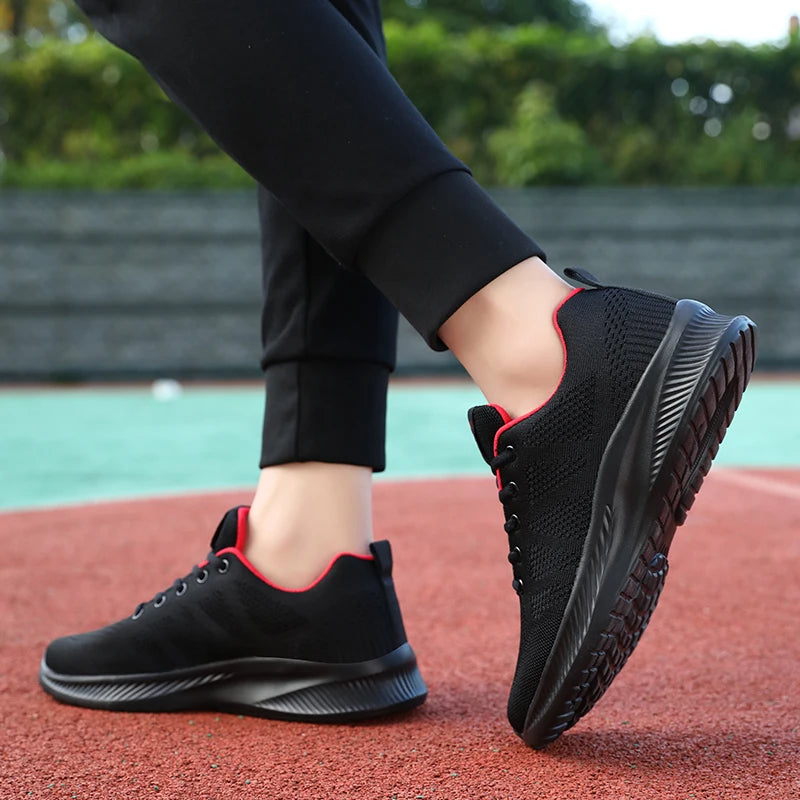 TENIS deporte para hombre, deportivos para correr, malla, ligeros, para exteriores, Fitness