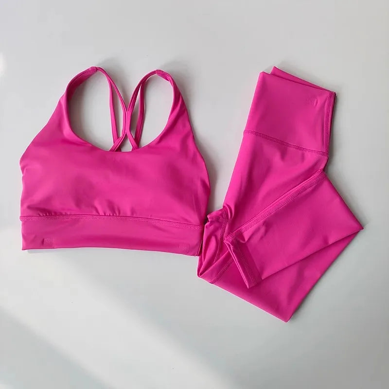 Conjunto de Yoga transpirable para mujer GYM