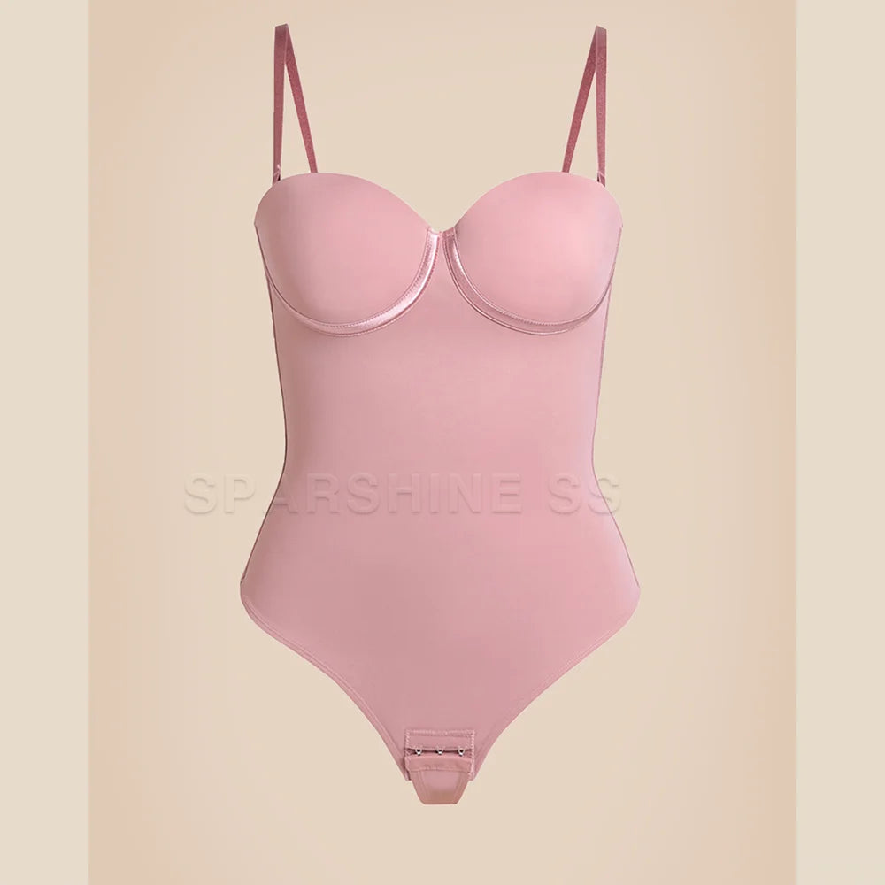 Fajas para mujer, Body moldeador con sujetador Stage2-3, cintura adelgazante, Sexy, sin costuras, de una pieza, moldeador de cuerpo, recortador, correa de modelado en la espalda