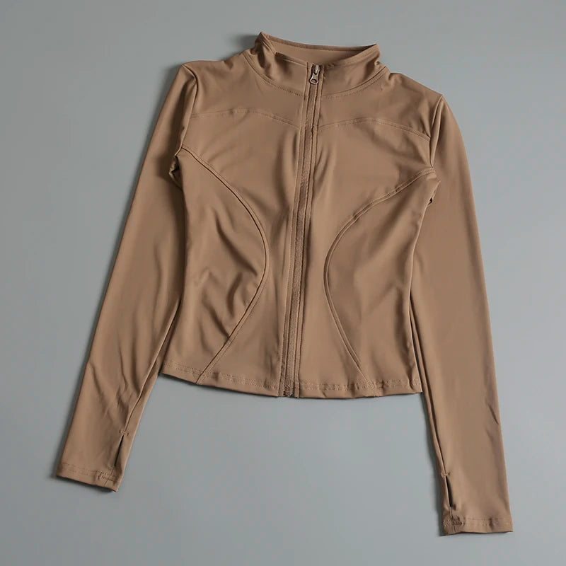Gimnasio Fitness Zip up Entrenamiento Correr Entrenamiento