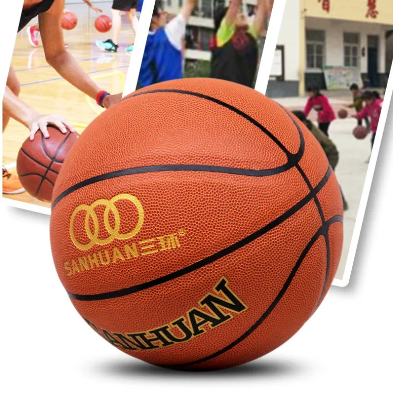 Tamaño 5 Baloncesto PU Certificación oficial Competición Baloncesto Balón estándar Resistente al desgaste Balón de entrenamiento duradero para niños