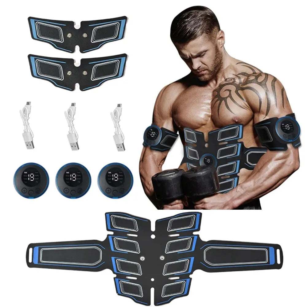 Entrenador muscular Abdominal recargable por USB, masajeador muscular