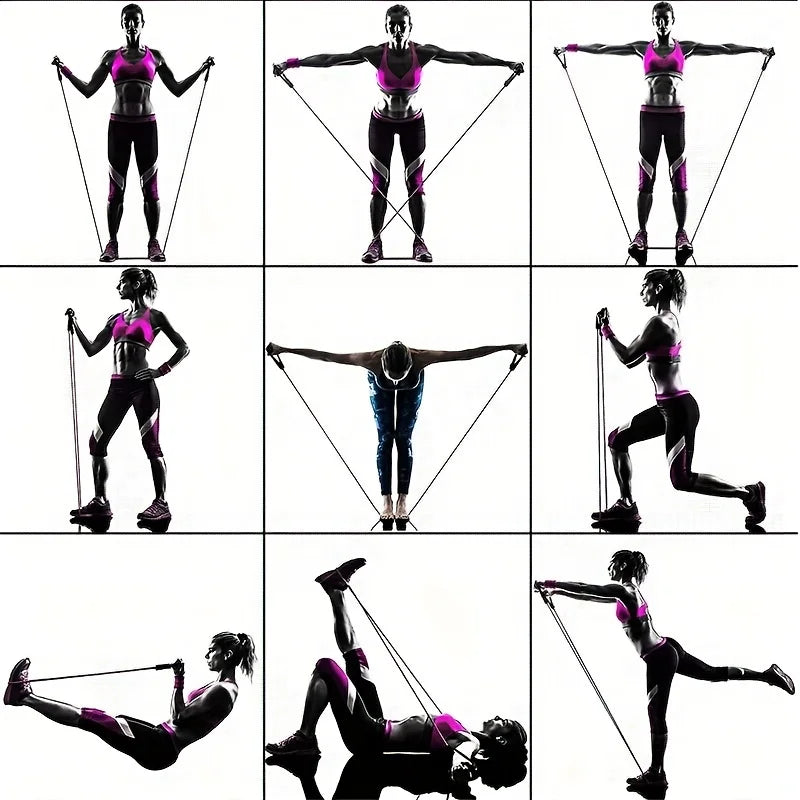 Cuerda de tracción, bandas de resistencia, equipo de Fitness portátil,