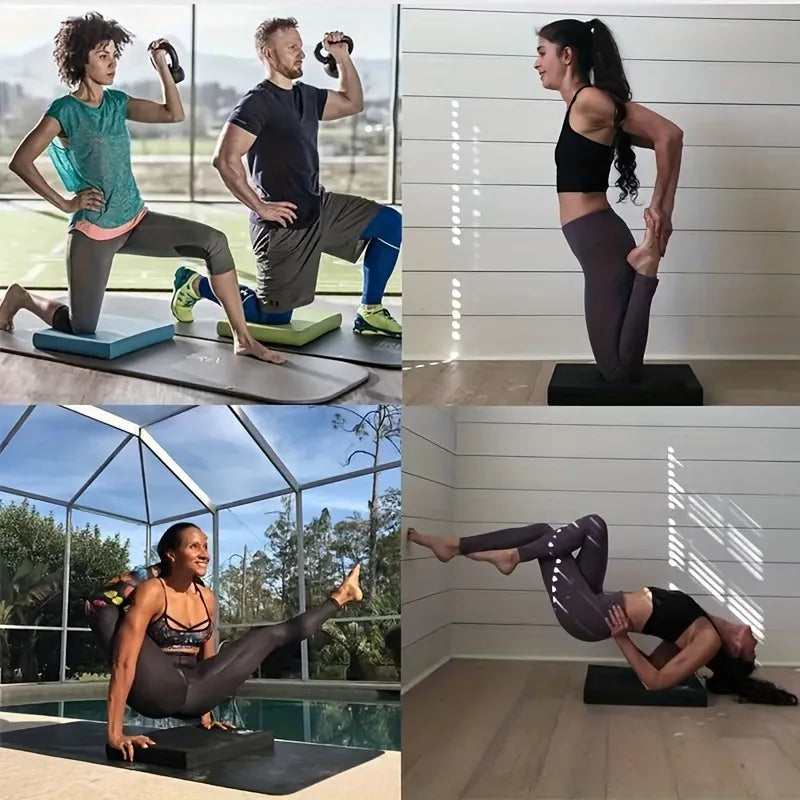Estera de Yoga gruesa para entrenamiento en casa, estera de gimnasia equilibrada,