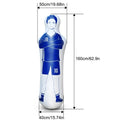 Bolsa de boxeo inflable para niños y adultos, maniquí de aire de portero, defensa de patada libre, ejercicio en casa
