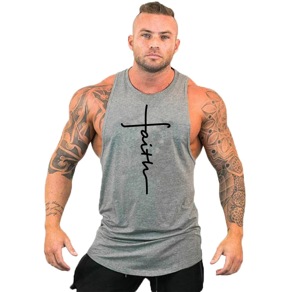 Ropa de gimnasio para hombre, camiseta interior sin mangas, sudadera de marca, chaleco de entrenamiento, ropa deportiva