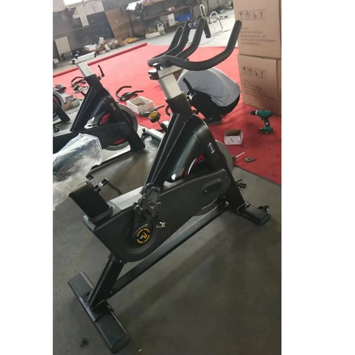 Equipo de la aptitud de la máquina cardio de la bicicleta giratoria del ejercicio del gimnasio