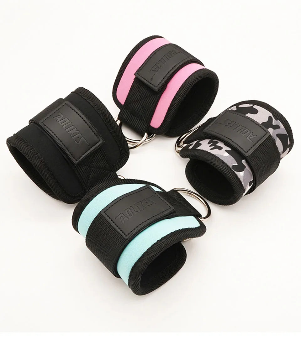 AOLIKES-Puños acolchados ajustables para muñeca y tobillo,